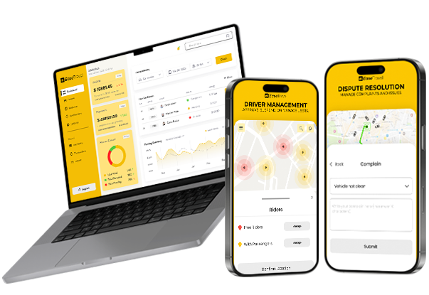 Dashboard & mobile mockups